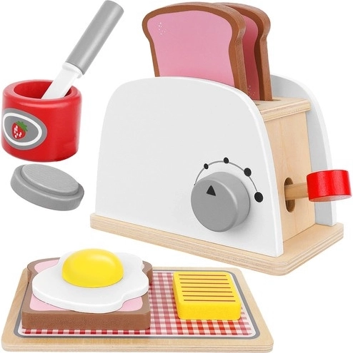 Lesen otroški toaster z zajtrkovnim kompletom
