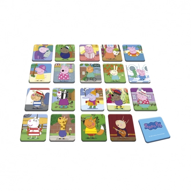 Igra s spominom s Peppa Pig