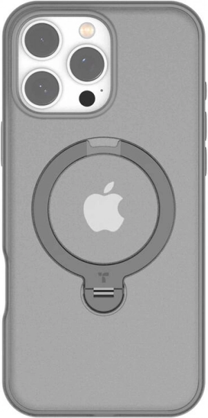 Torras Ostand Spin ovitek za iPhone 16 Pro Max siv