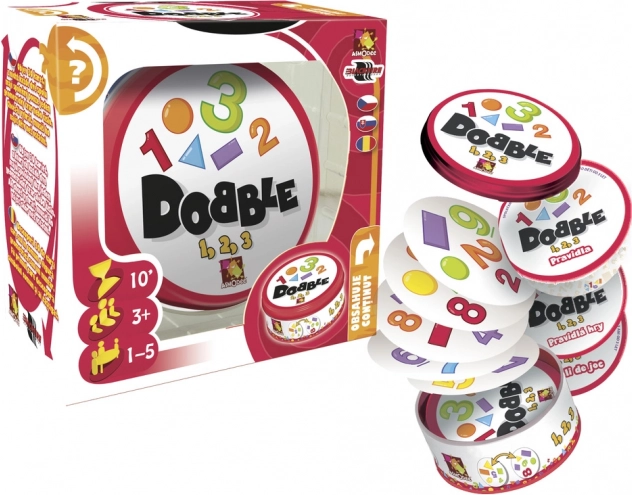 Dobble 1-2-3 otroška hitrostna opazovalna igra