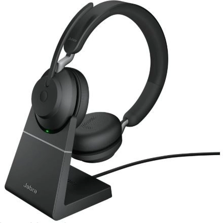 Slušalke Jabra Evolve2 65 z polnilnim stojalom