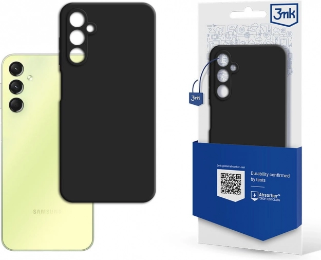 Mat etui 3mk za Samsung Galaxy A25 5G – črno