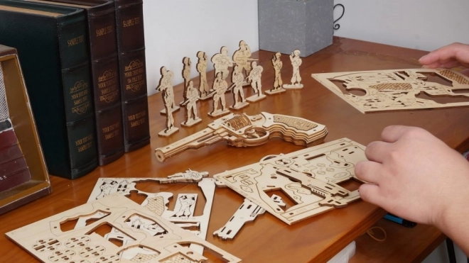 RoboTime 3D les puzzle za sestavljanje Revolver Corsac