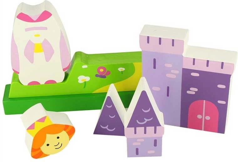 Čaroben dizajn gradu iz kakovostnega lesa