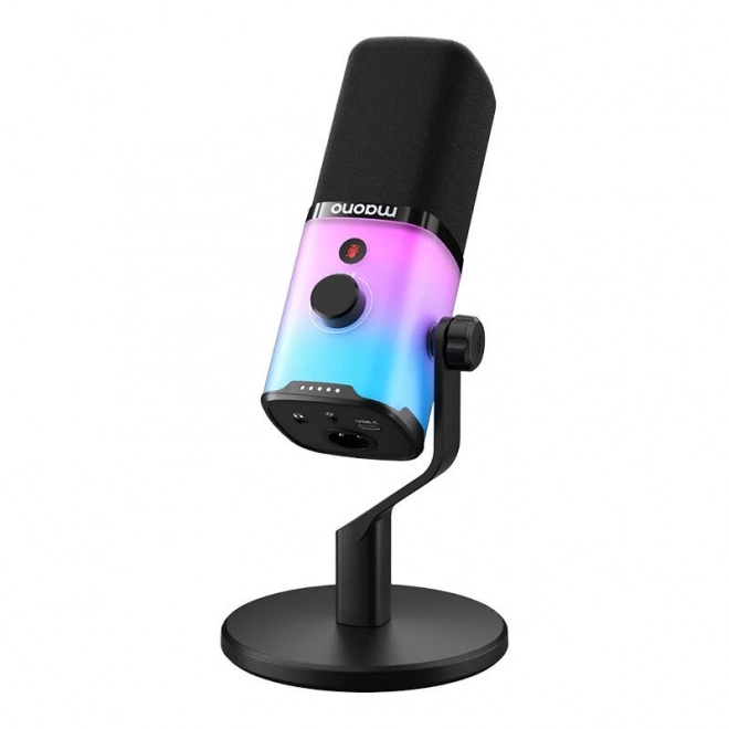 Mikrofon Maono PD100X RGB črn