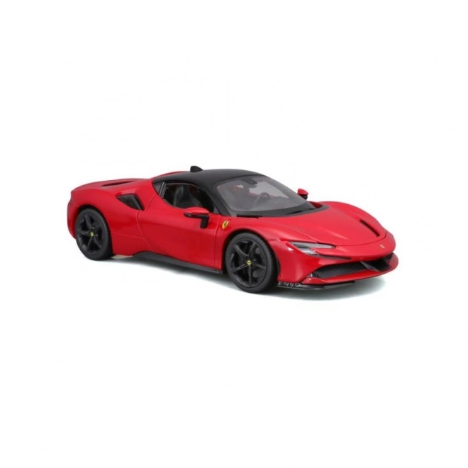 Kovinski model Ferrari SF90 Stradale rdeč 1:18