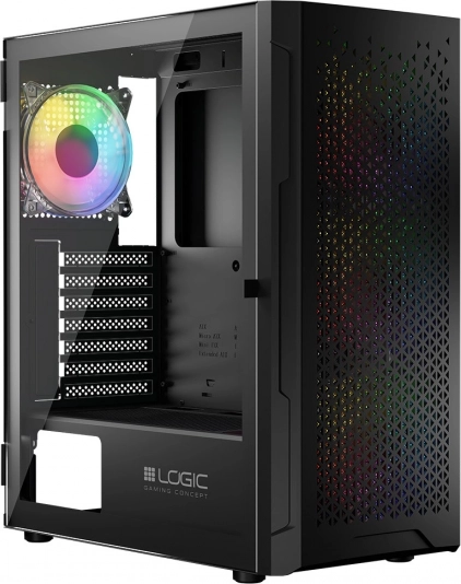 Računalniško ohišje LOGIC Aramis ARGB Midi USB 3.0 črno