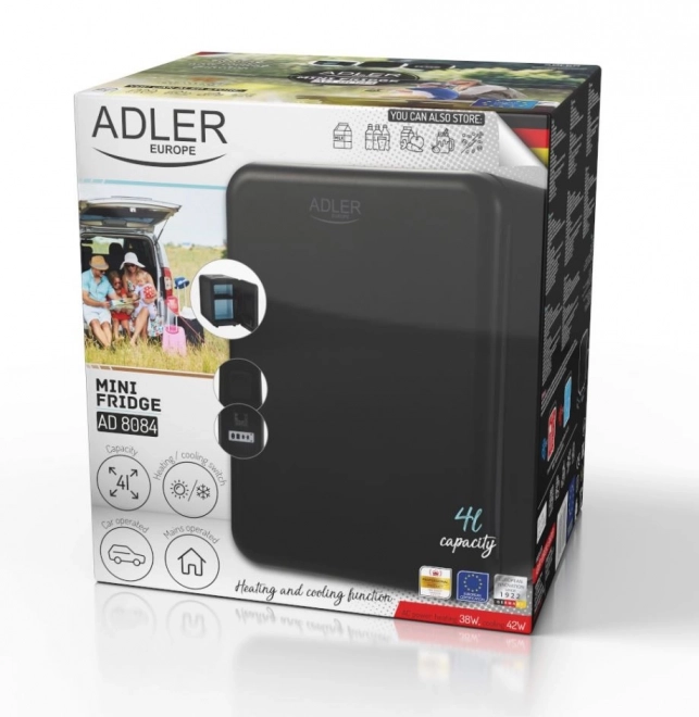 Mini hladilnik 4l črna AD 8084