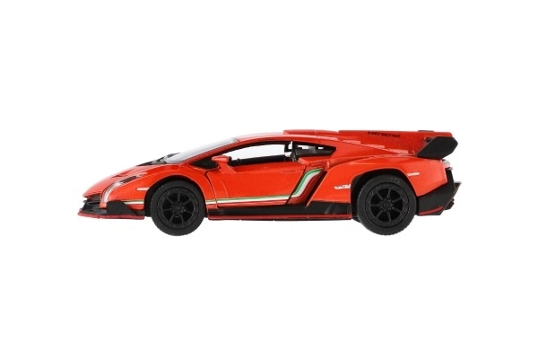 Auto Kinsmart Lamborghini Veneno kovinska/plastična 13cm na vzvratni pogon