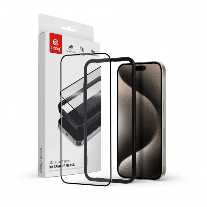 Kaljeno steklo 9H za iPhone 15 Pro