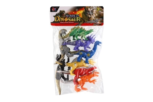 Dinozaver/Dragon 8 kos plast 14-17cm v vrečki 22x35x7cm