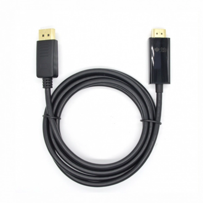 Kabel DisplayPort na HDMI 1,8m črn