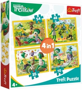 Sestavljanka 4v1 Družina TREFLIKOVIH