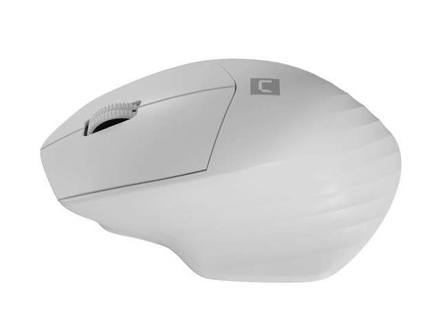 Brezžična miška Siskin 2 1600 DPI Bluetooth 5.0 + 2,4GHz – Bela