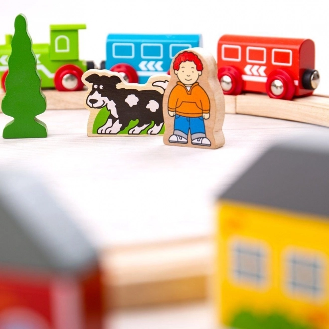 Bigjigs Rail Moja prva železnica, 19 kosov