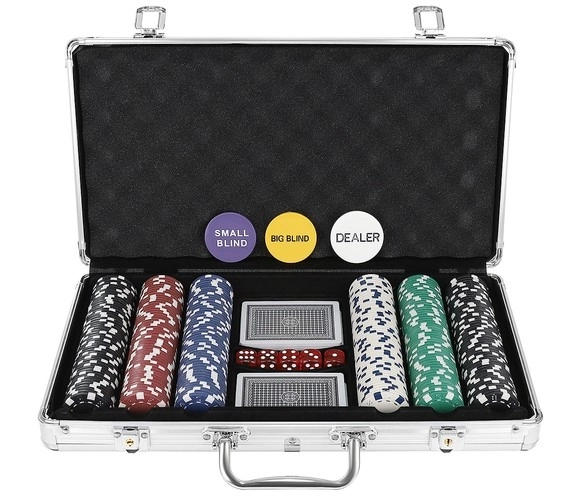 Poker - komplet 300 žetonov v HQ kovčku