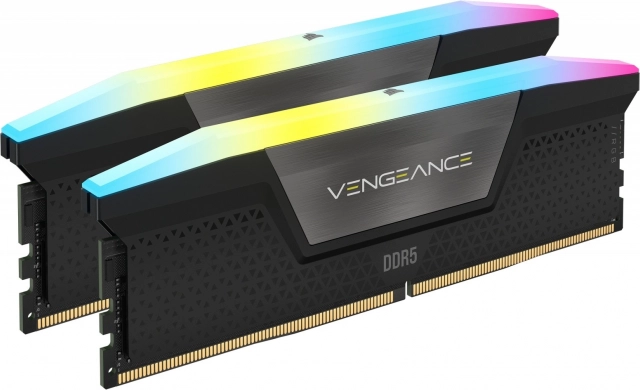 Corsair Vengeance RGB DDR5 32 GB 6000 MHz CL36 (2×16 GB) s podporo Intel XMP
