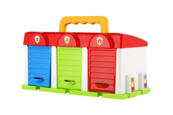 Garaža z avtomobilčki in dodatki Technok Toys