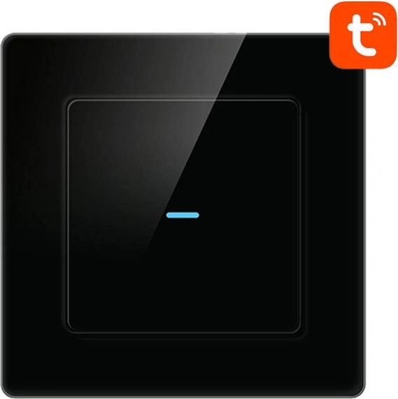 Pametno WiFi stikalo Avatto z 1 gumbom TUYA (črno)