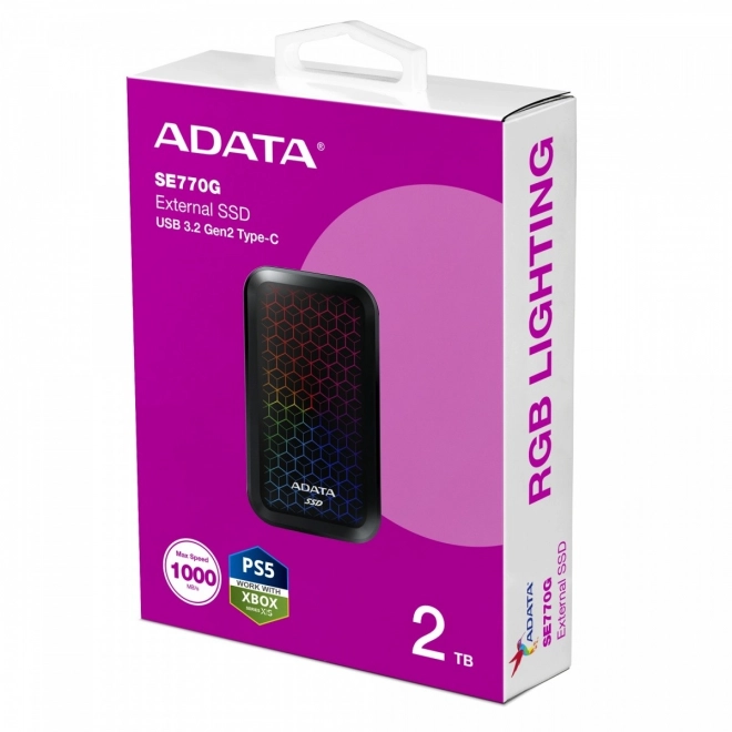 Zunanji SSD disk ADATA SE770G 2TB RGB