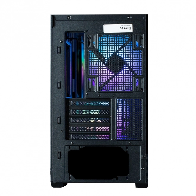 Ohišje P30 Air mATX Mini Tower z ARGB ventilatorji črna
