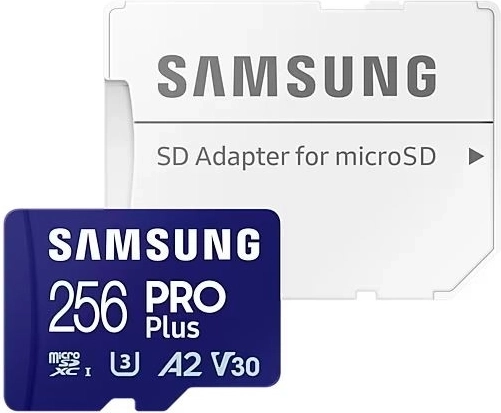 Samsung PRO Plus microSD kartica 256GB z adapterjem