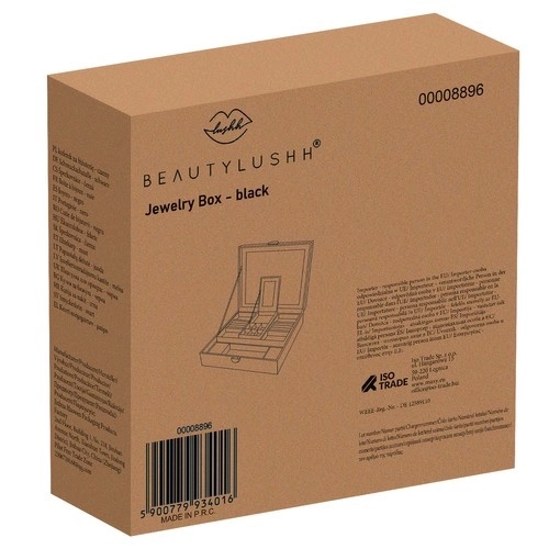 Črna Škatla za nakit Beautylushh