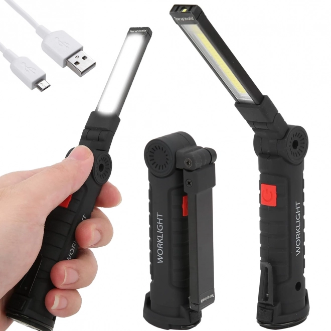 Magnetna delavnica svetilka Magnese z USB zložljivim ročajem 5v1