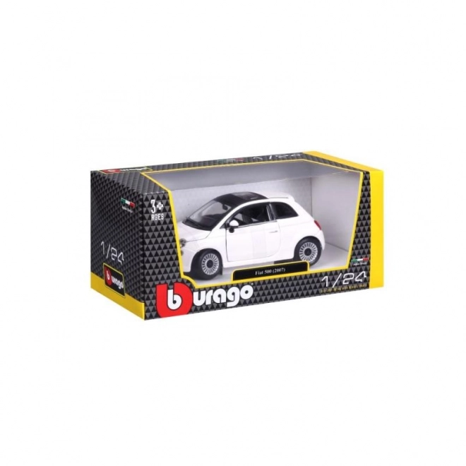 Bburago 1:24 Fiat 500 (2007) Bela
