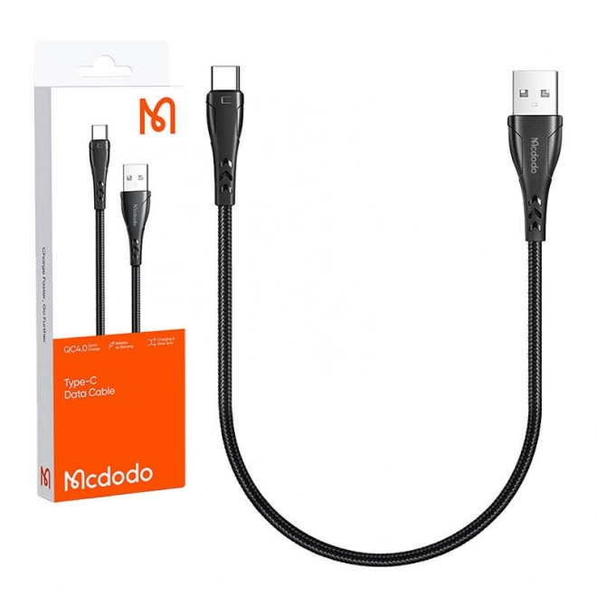 USB na USB-C kabel, Mcdodo CA-7460, 0,2 m (črna)
