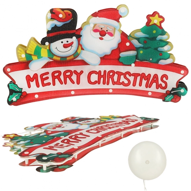 Božična LED dekoracija Merry Christmas 45 cm