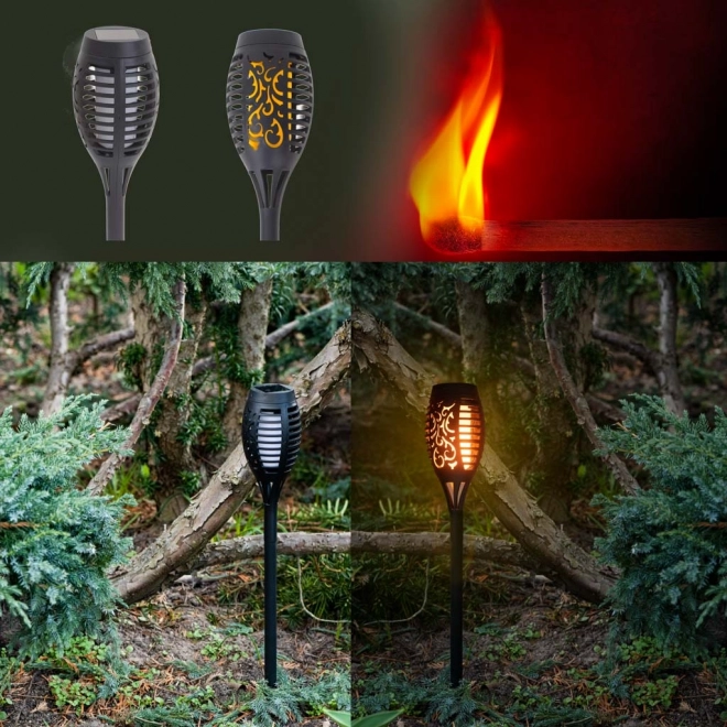 Sončne vrtne bakle 12 LED