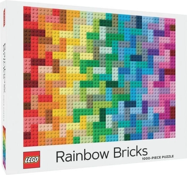 Križanka Chronicle Books LEGO mavrične kocke 1000 koščkov