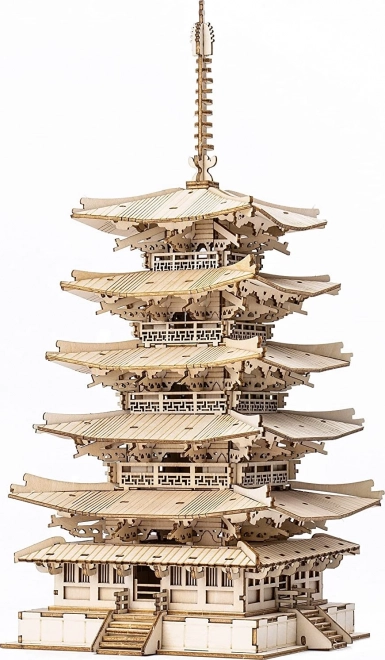3D lesena sestavljanka petnadstropna pagoda