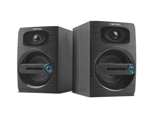 Zvočniki 2.0 Natec Cougar 6W RMS črni