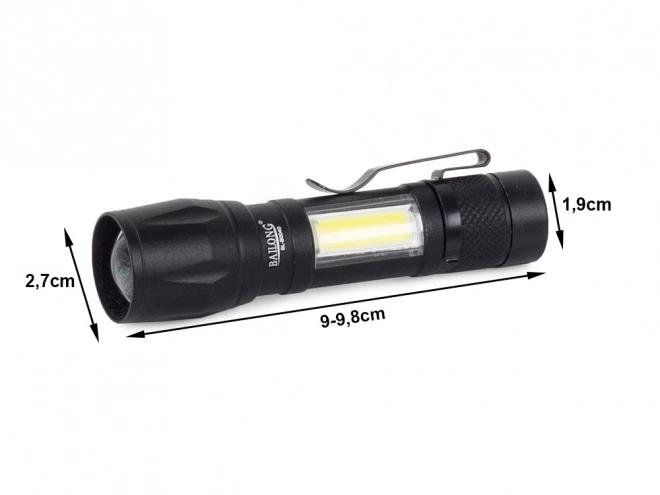Vojna taktična svetilka z LED diodami CREE XP-E in COB