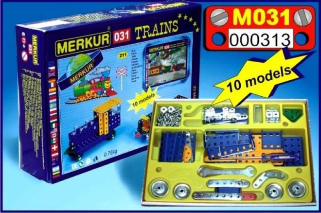 Merkur 031 Železniški modeli - 211 delov