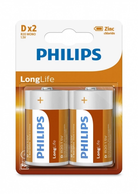 Philips baterije R20 1.5V