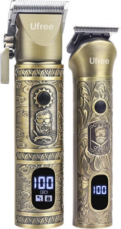 Ufree brezžični strojček in T‑prirezovalnik za lase in brado 3‑v‑1