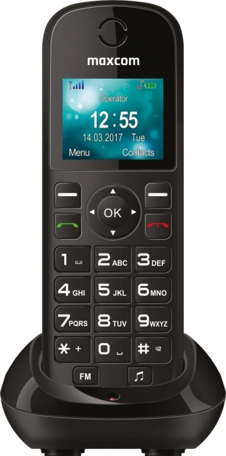 Preprost ergonomski telefon Maxcom