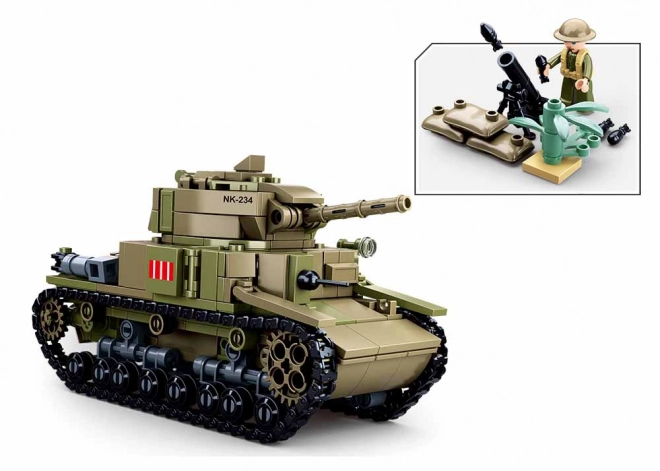 Sluban Army M38-B0711 Srednji italijanski tank 2v1