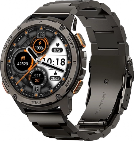 Pametna ura MAXCOM Titan Chronos črna