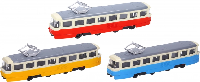 Kovinski tramvaj z učinki 16 cm