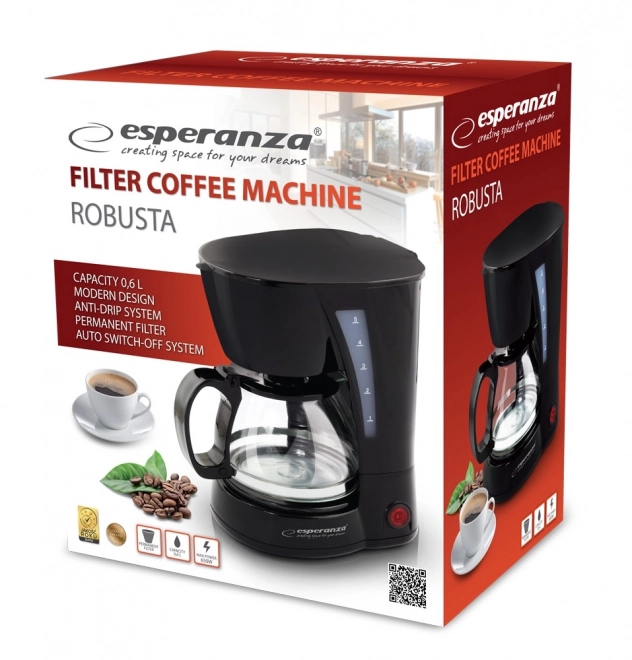 Esperanza Robusta kapni aparat za kavo 0,6L