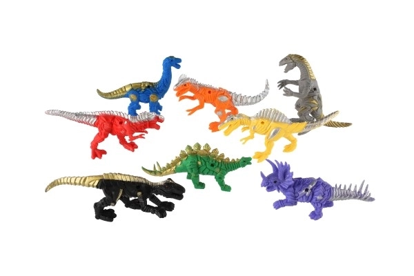 Dinozaver/Dragon 8 kos plast 14-17cm v vrečki 22x35x7cm