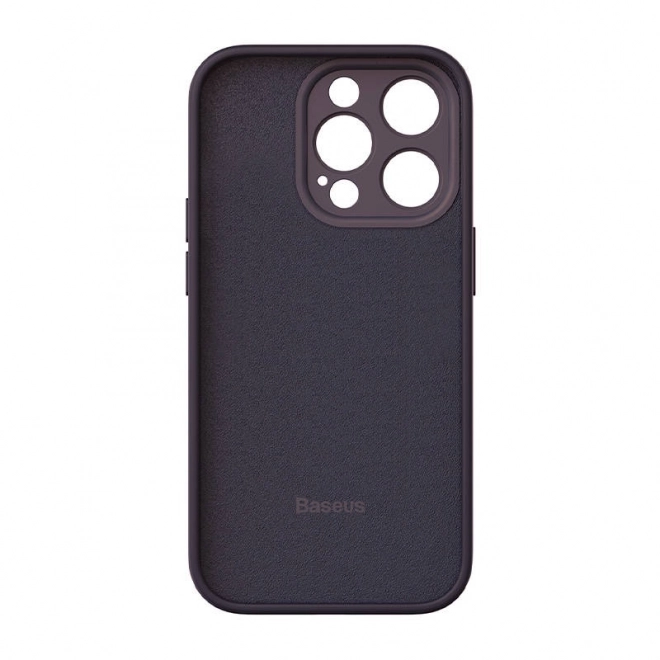 Baseus silikonski ovitek za iPhone 14 Pro, vključno s kaljenim steklom in čistilnim kompletom