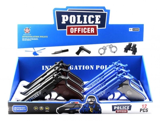 Pištola z zvočnim effetom strelanja za otroke MAC TOYS