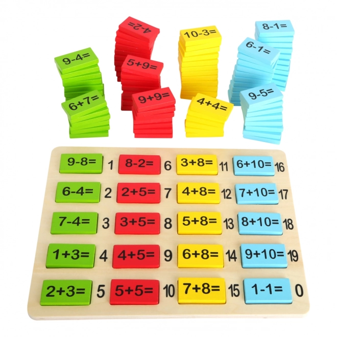 Small Foot Pisani leseniška matematična tabla vsote
