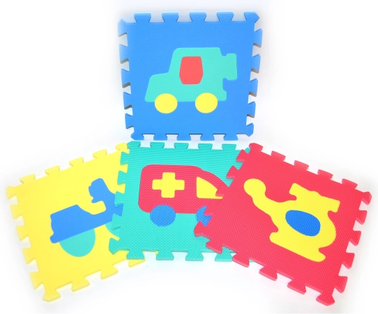 Mehki puzzle bloki Prevozna sredstva