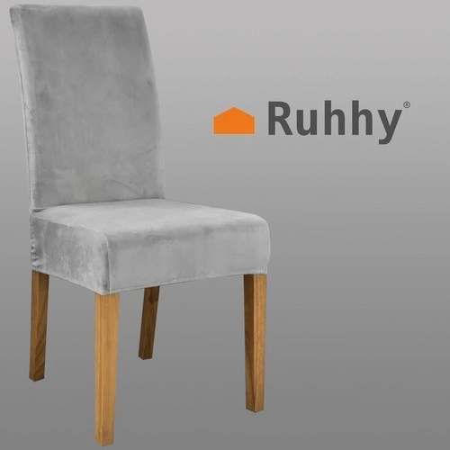 Prevleka za stol - sivi velur Ruhhy 22979